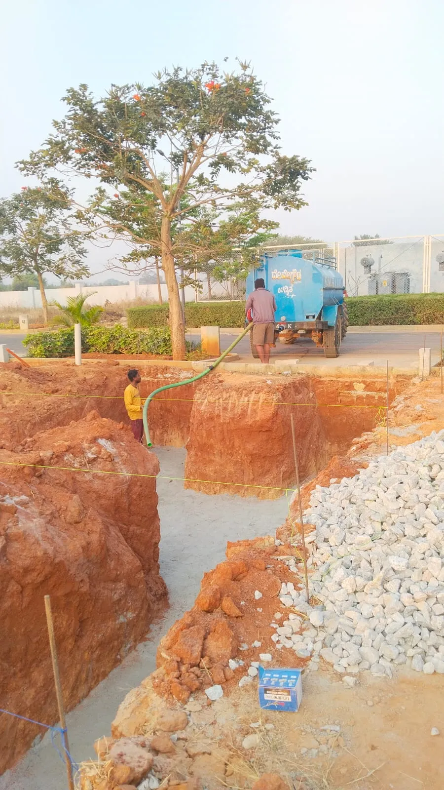 Vinny's Abode construction progress, foundation excavation